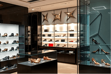 Luxury shoe boutique